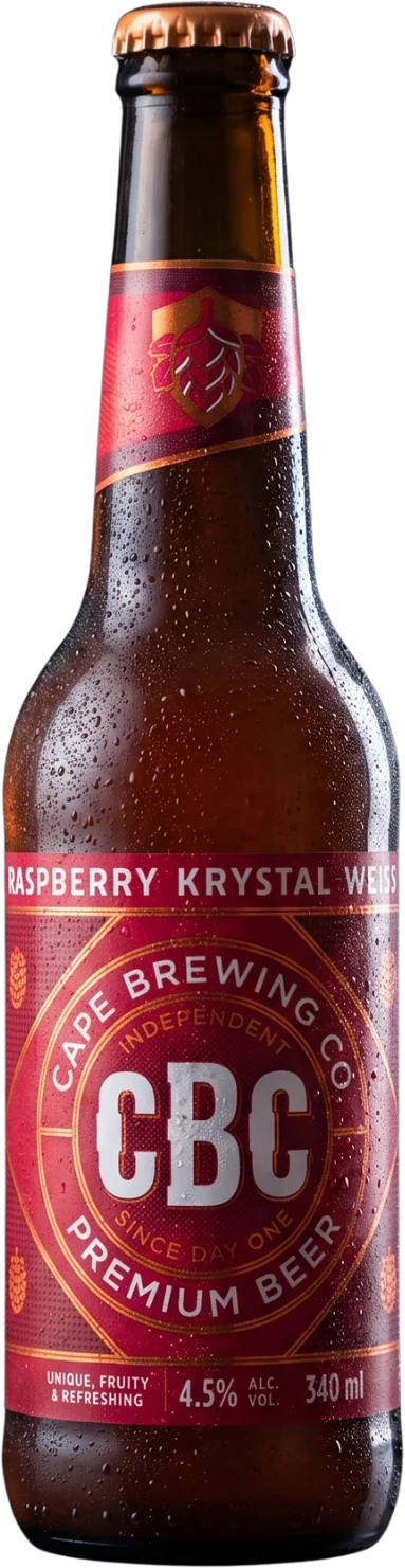 CBC Raspberry Krystal Weiss bottle