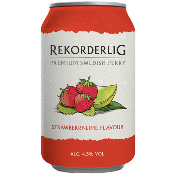 Rekorderlig Strawberry & Lime Cans (24x330ml)